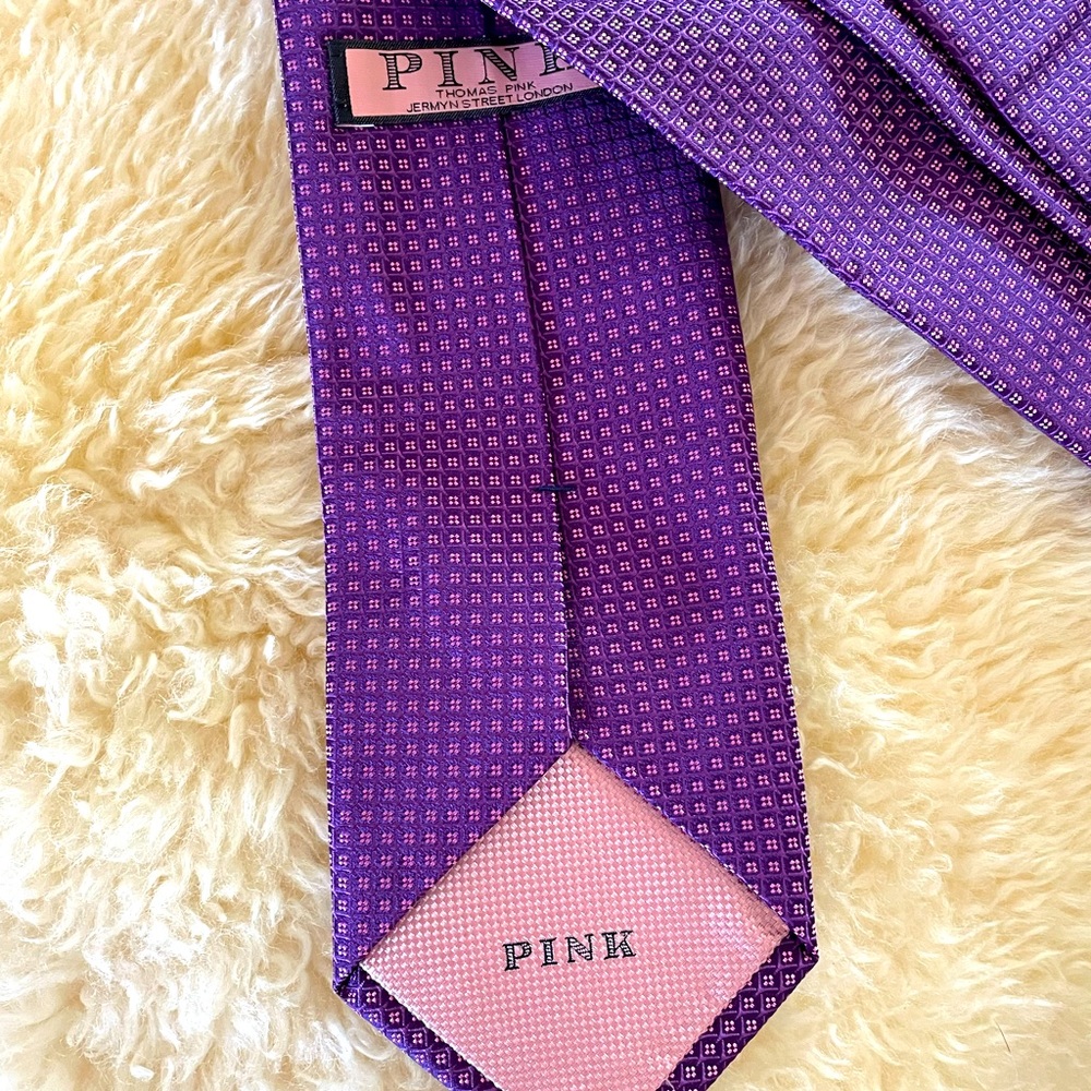 Fun Thomas PINK purple and pink Men’s tie!